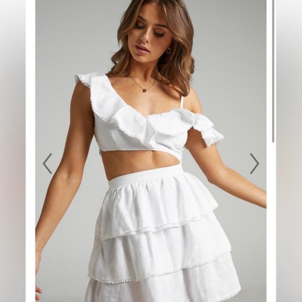 showpo white dress